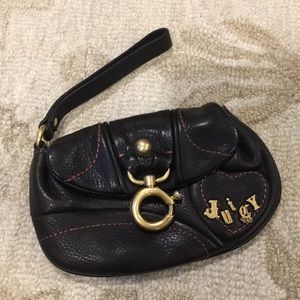 Authentic Juicy Couture Leather Vintage Wristlet
